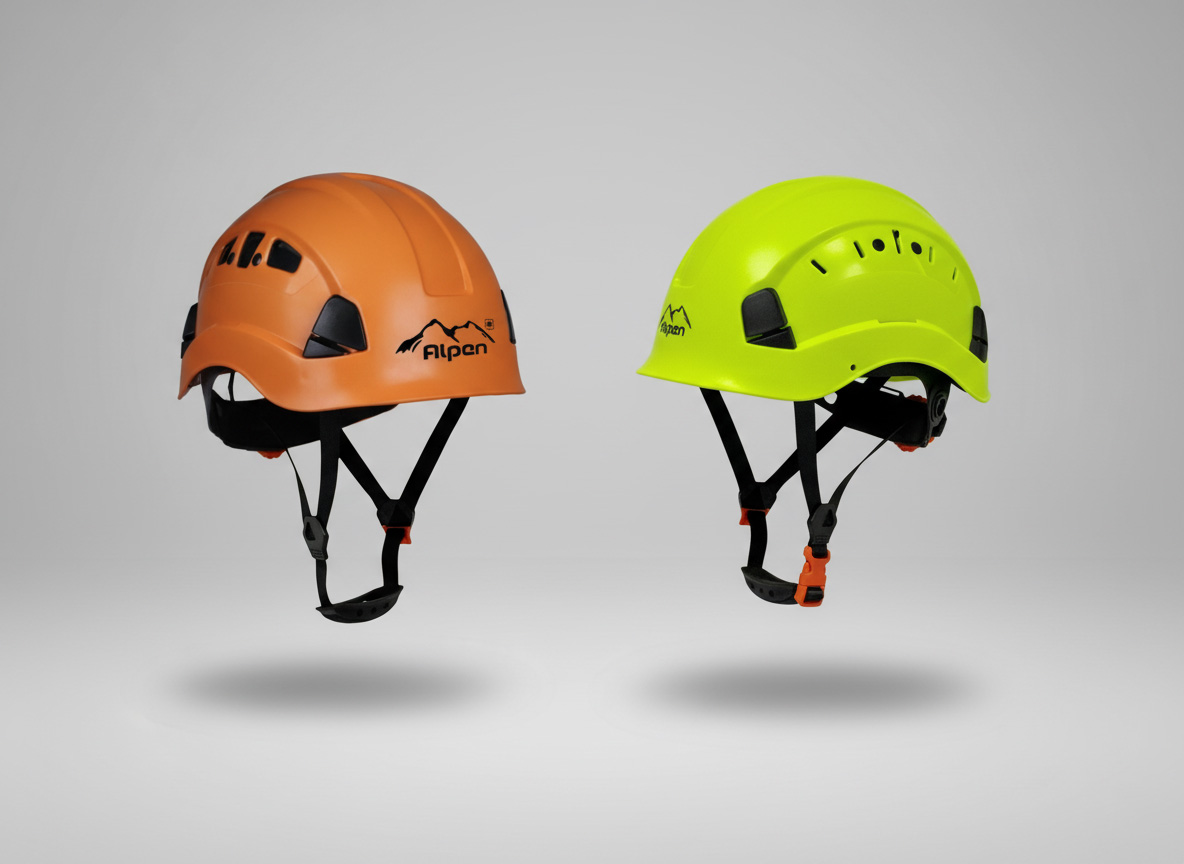 Cascos dieléctricos, cascos ventilados, barbuquejos