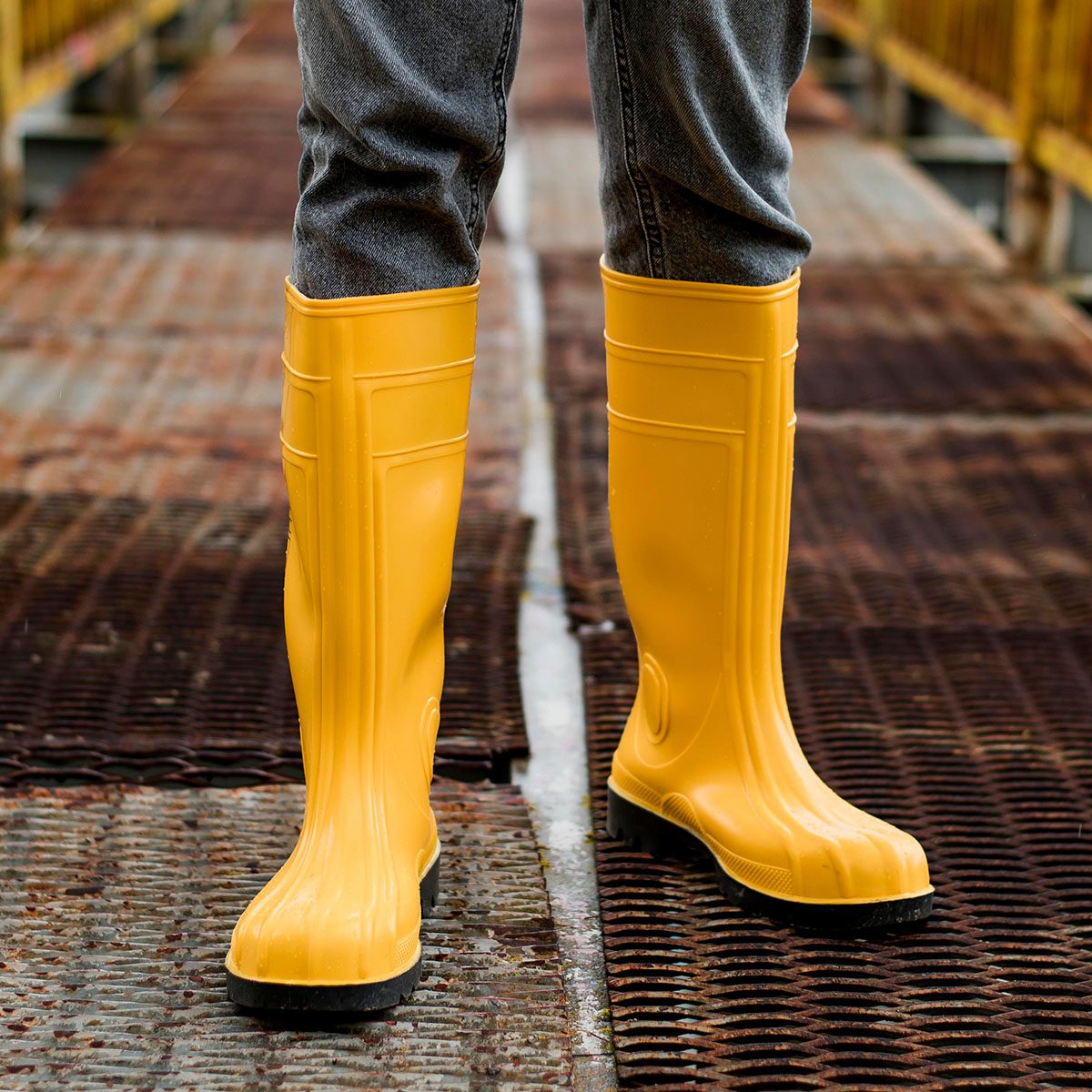 Botas dieléctricas, botas de caucho, polainas viboreras